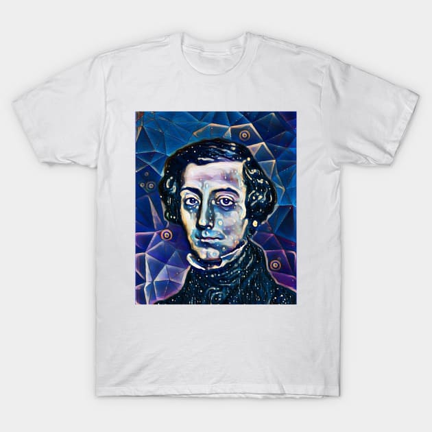 Alexis de Tocqueville Portrait | Alexis de Tocqueville Artwork 5 T-Shirt by JustLit